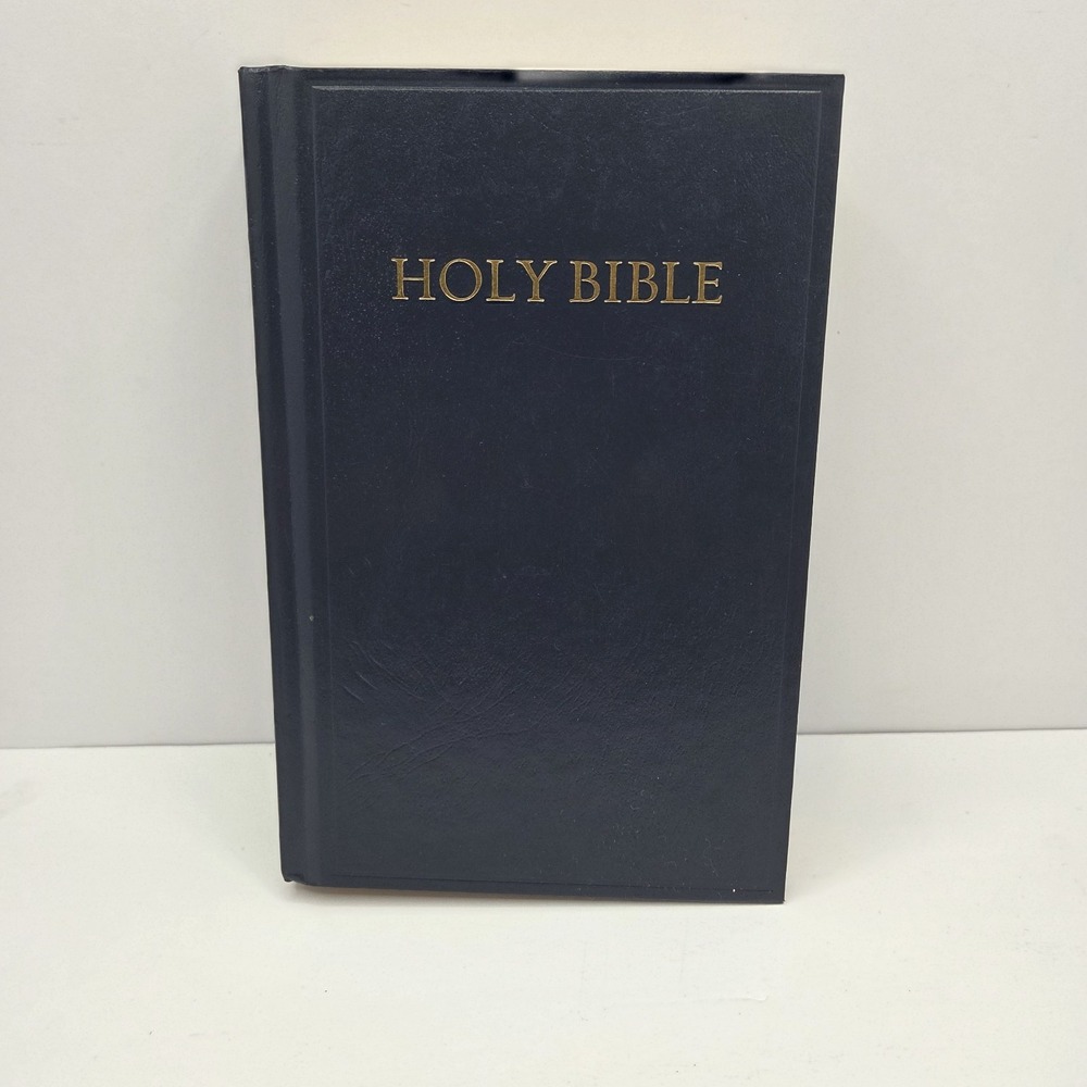 Holy Bible NKJV Words of Jesus in Red Thomas Nelson Black Hardcover
